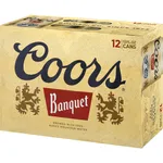 Coors Banquet 12 Pack 12 oz Cans