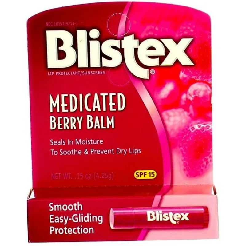 Blistex Medicated Berry Lip Balm view 1
