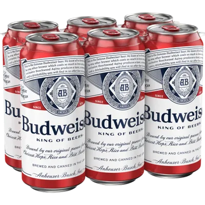 Budweiser 6x 16oz Cans