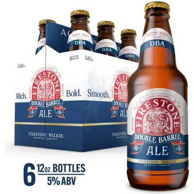 Firestone Double Barrel Ale 6 Pack 12 oz Bottles