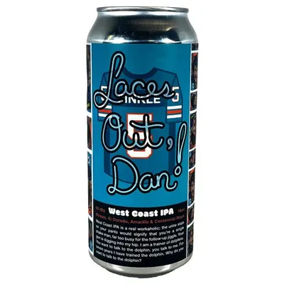 Rad Beer Company Laces Out Dan West Coast IPA 4-pack 64 oz can
