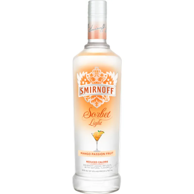 Smirnoff Sorbet Light Reduced Calorie Mango Passion Fruit Vodka view 1