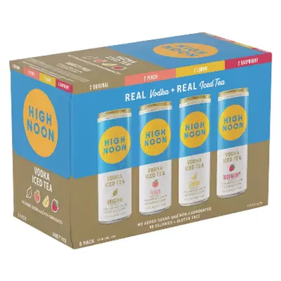 High Noon Vodka Iced Tea Variety Pack 8 Pack 96 oz