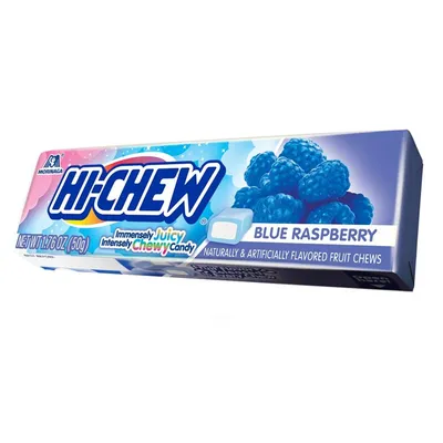 Hi-Chew Blue Raspberry Chewy Candy 1.76 oz