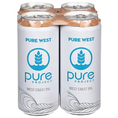 Pure Project Brewing Pure West West Coast IPA 4 Pack 16 oz Cans