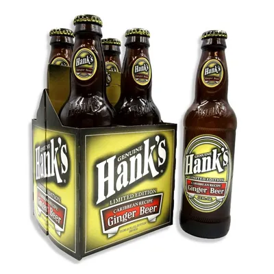 Hank's Gourmet Ginger Beer 12 oz bottle