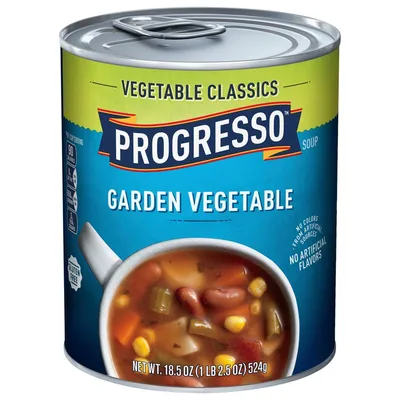 Progresso Garden Vegetable Soup 18.5 oz Can
