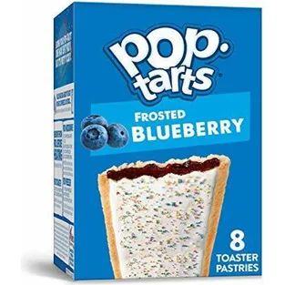 Pop Tarts Breakfast Toaster Pastries Frosted Blueberry Box