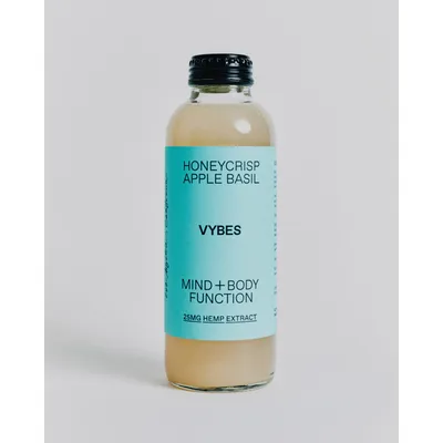 Vybes Honey Crisp Apple Basil 14oz Bottle