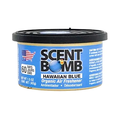 Scent Bomb Hawaiian Blue 1.5 oz Can Air Freshener
