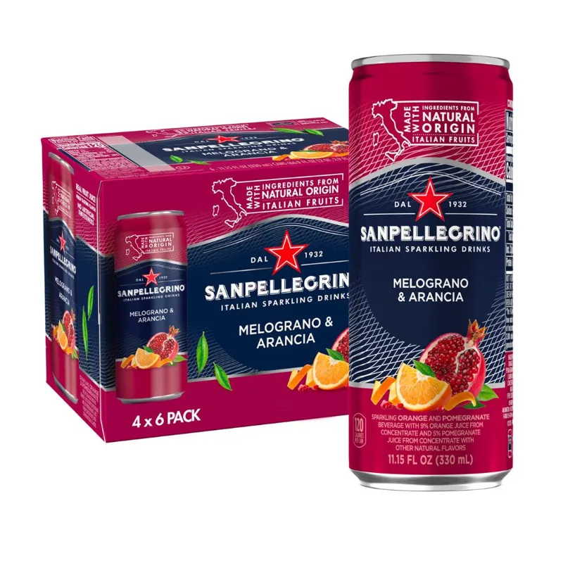 San Pellegrino Melograno e Arancia Pomegranate & Orange view 1