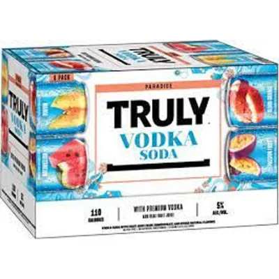 Truly Vodka Soda Paradise Pack 8 Pack 96 oz