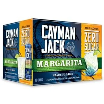 Cayman Jack Zero Sugar Margarita 12pk 12oz Cans