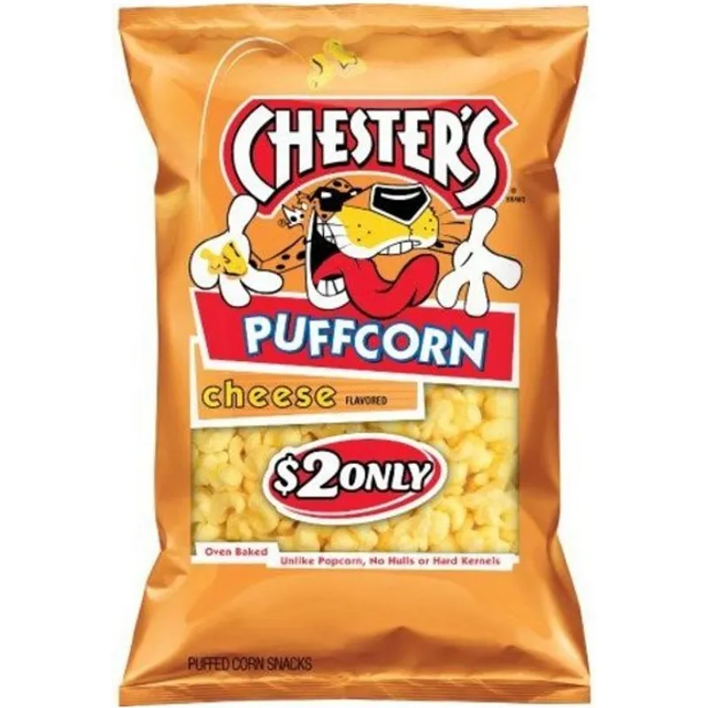 Chesters Puffcorn Puffed Corn Snacks Cheese view 1