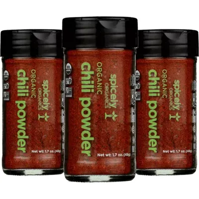 Spicely Organics Organic Chili Powder 5.1oz Pack