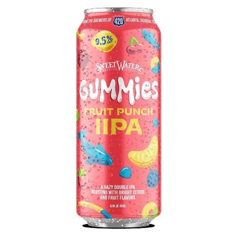 SweetWater Brewing Company Gummies Fruit Punch IIPA view 1