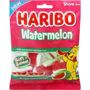 Haribo Watermelon Gummi Candy Bag