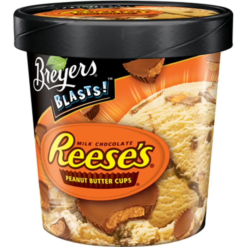 Breyers Reese's Peanut Butter Cups Ice Cream view 1