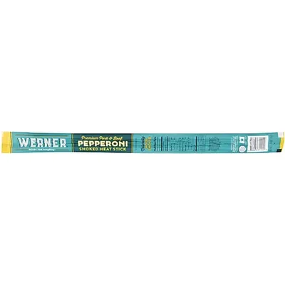 Werner Smoked Pepperoni Meat Stick 1.35oz Stick Unit