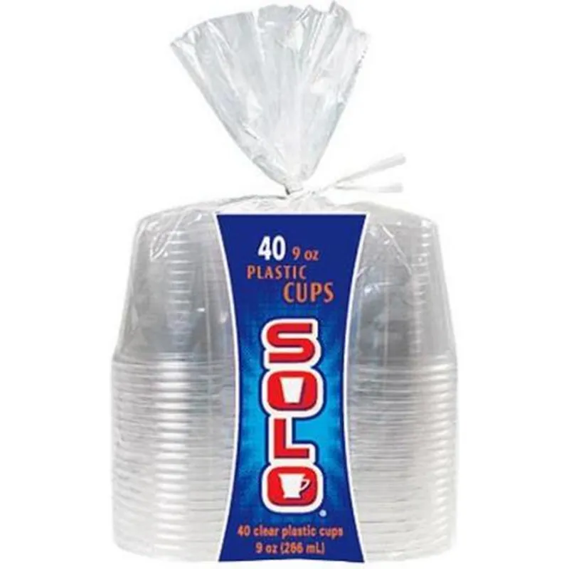 Solo Clear Plastic Cups view 1