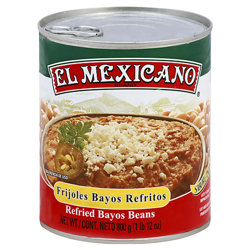 El Mexicano Refried Bayo Beans view 1