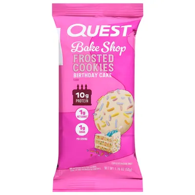 Quest Frosted Cookies Birthday Cake 1.76 oz
