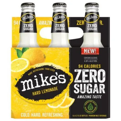 Mike's Hard Lemonade Zero Sugar 6 Pack 11.2 oz Bottles