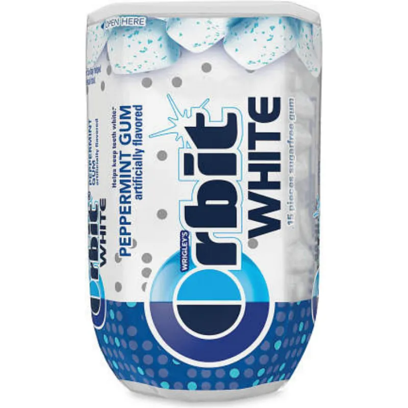 Orbit White Sugarfree Peppermint Gum view 1