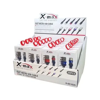 X-Max Fast Micro USB Cable 3.3 ft