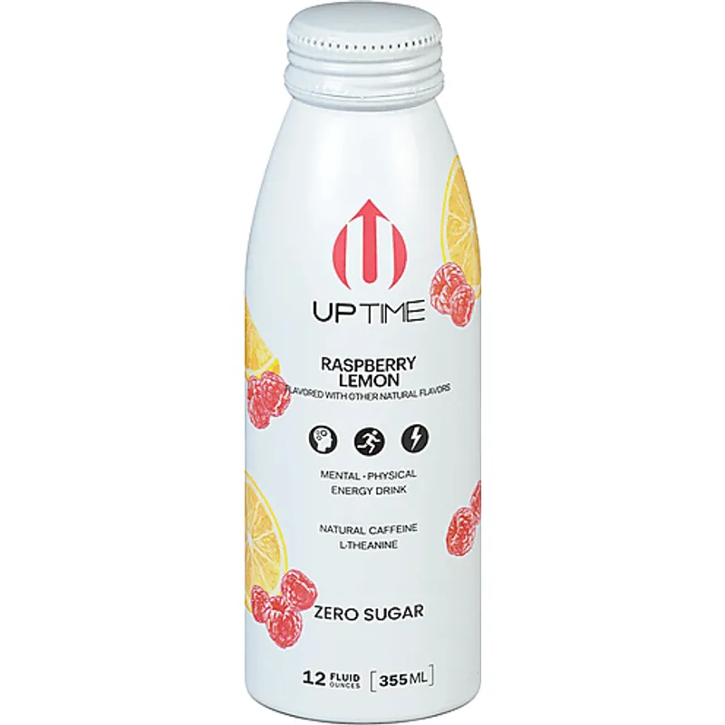 Uptime Sugar Free Raspberry Lemon Aluminum Energy Drink view 1