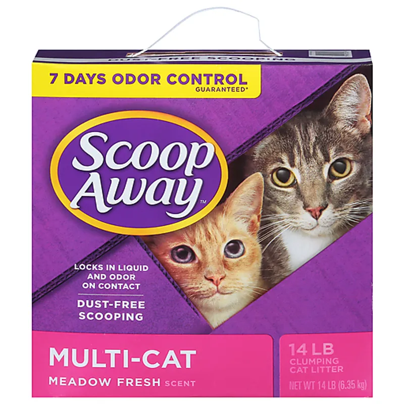 Scoop Away Multi-Cat Clumping Cat Litter Box view 1