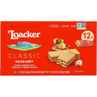 Loacker Crispy Wafers With Hazelnut Filling
