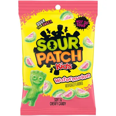 Sour Patch Kids Watermelon Soft & Chewy Candy 8 oz Bag