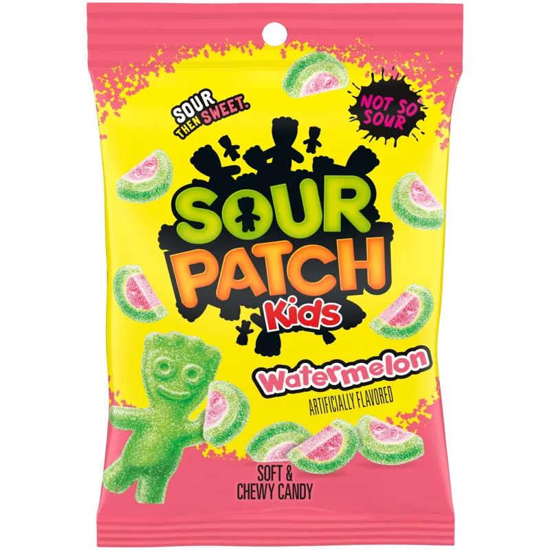 Sour Patch Kids Watermelon Soft & Chewy Candy view 1