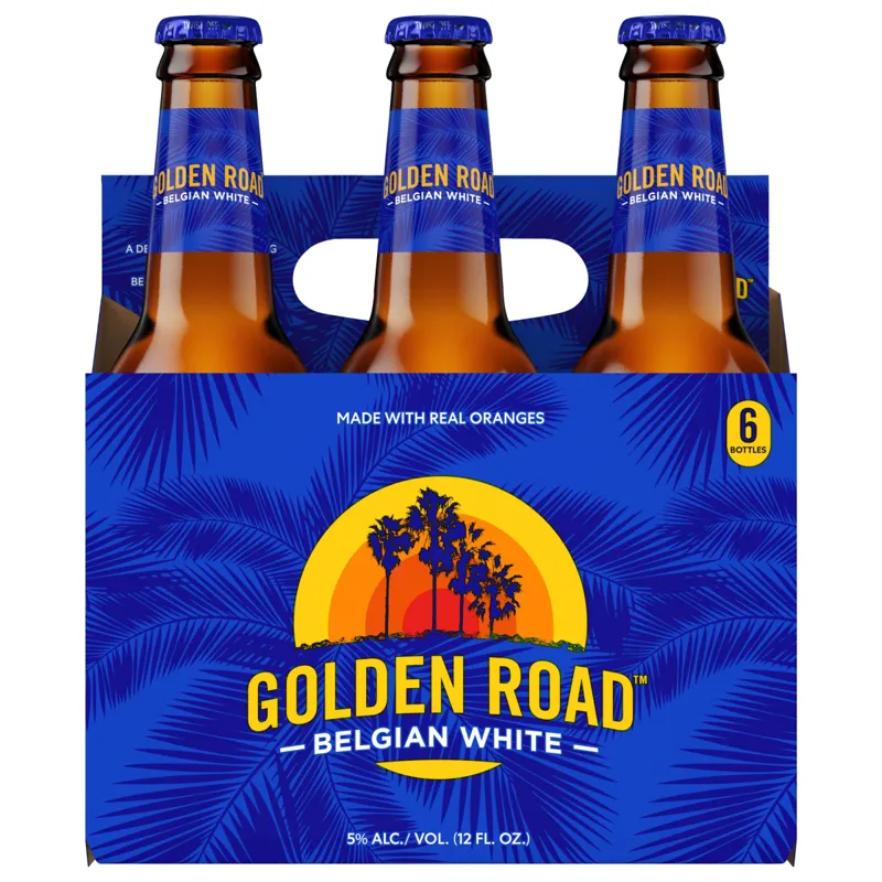 Golden Road Belgian White view 1