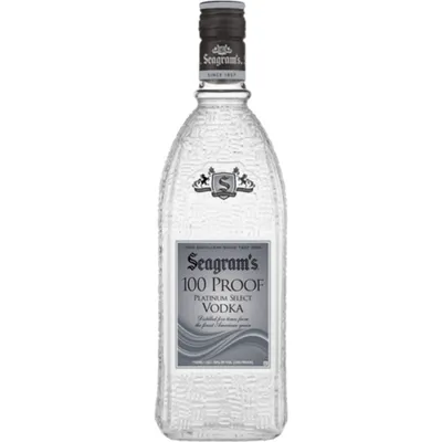 Seagram's Platinum Select Vodka 100 Proof 50ml Bottle