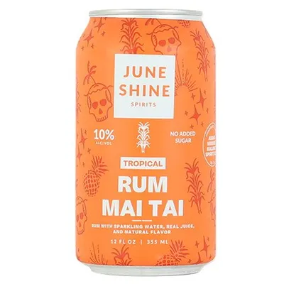JuneShine Tropical Rum Mai Tai 12 oz Can