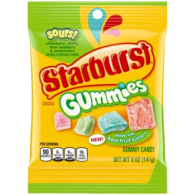 Starburst Sour Gummies 5 oz Bag