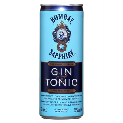 Ready To Drink Bombay & Tonic 250ml Can
