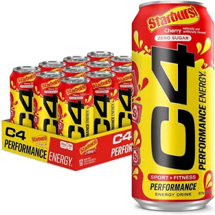 C4 Performance Energy Drink, Zero Sugar, Cherry