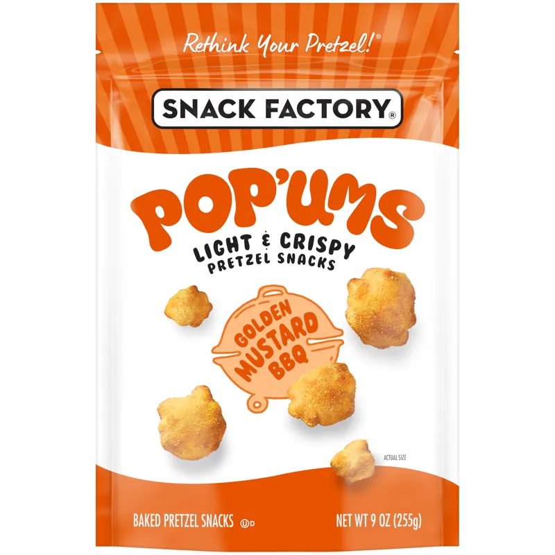 Snack Factory Pop'ums Golden Mustard BBQ view 1