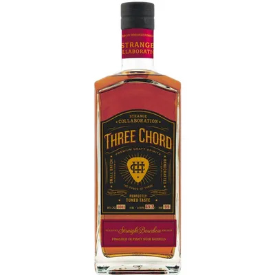 Three Chord Strange Collaboration Kentucky Straight Bourbon Whiskey 750ml