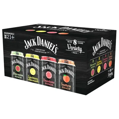 Jack Daniel's Country Cocktails Variety Pack 8 Pack 16 oz Cans