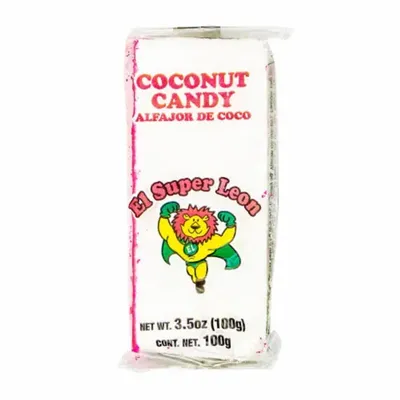 El Super Leon Coconut Candy 3.5 oz Bag