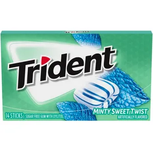 Trident Sugarfree Minty Sweet Twist