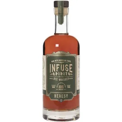 Infuse Spirits Heresy Rye Whiskey 750mL