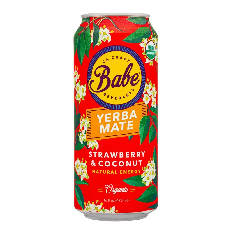 Babe Yerba Mate Strawberry Coconut view 1