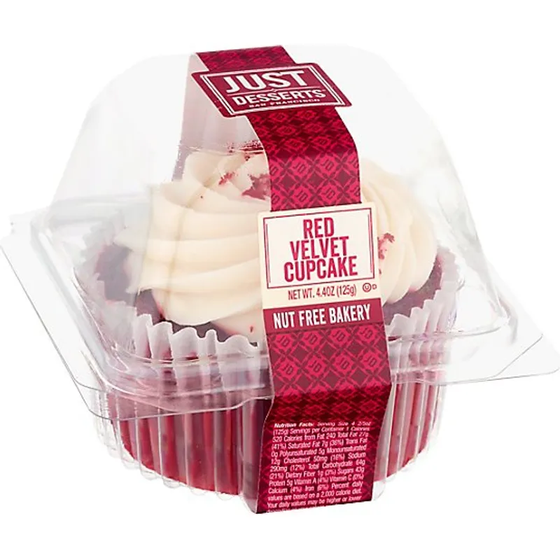 Just Desserts Red Velvet Cupcake view 1