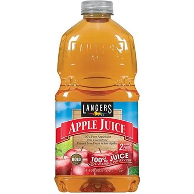 Langers Apple Juice 64oz Bottle