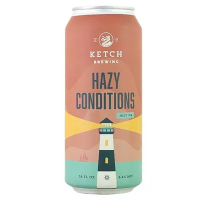 Ketch Brewing Hazy Conditions IPA 4pk 16 oz cans
